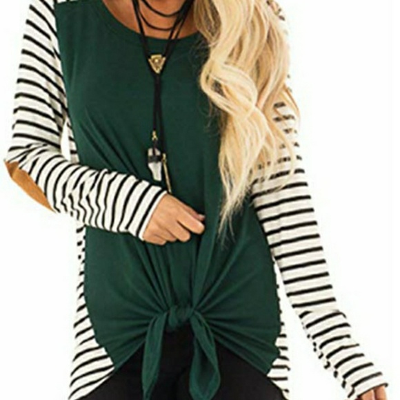 1 LEFT Emerald Tie front top/elbow patch $firm - Picture 2 of 4